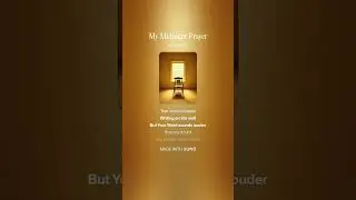 My Midnight Prayer(Gospel music)