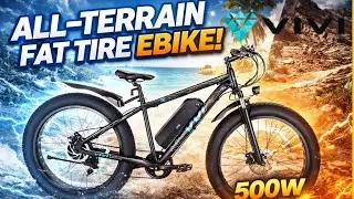 VIVI F26F Long Range Fat Tire Electric Bike | 500W
