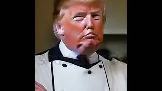 President Trump catching Octopus and preparing a japanese-type meal for political pals and black man