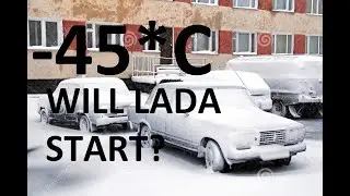 Extreme RUSSIAN car cold start compilation #9 -45 Siberia | Odpalanie samochodu przy mrozie -45