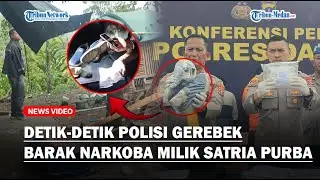 DETIK-DETIK Polisi Tangkap Satria Purba di Barak Miliknya, Barbut 200 Gram Sabu di Dalam Sepatunya