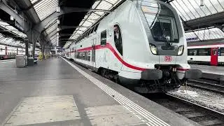 Un train de la DB au départ de Zürich HB pour Stuttgart