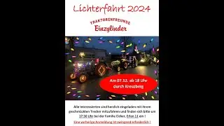 Lichterfahrt 2024 durch Kreuzberg -Video in 4 K-