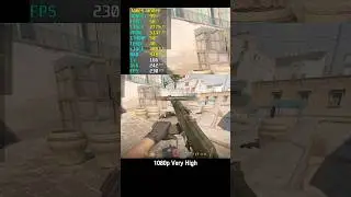 CS2 Counter-Strike 2 | RTX 4060 Ti 8GB and i5 13400F | Very High FSR 1080p 1440p #2