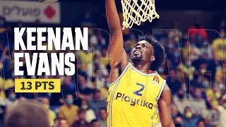 Keenan Evans (13 points) Highlights vs Zalgiris - המהלכים של קינן אוואנס נגד ז'לגיריס