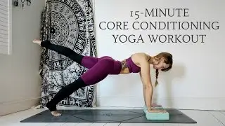 CORE CONDITIONING YOGA WORKOUT | 15-Minute Abs Workout | CAT MEFFAN