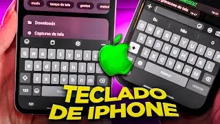 TECLADO DE IPHONE NO ANDROID com som e EMOJIS iOS