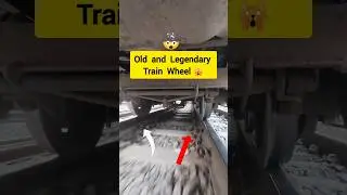 Old and Legendary BD Train Wheel 🙀  #railroad #old #legendary #bdrailway #trainwheel #viral #motion