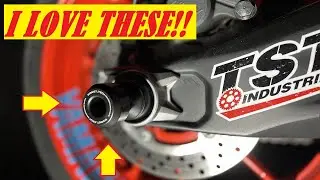 How to install womet tech spools and sliders | 2021 yamaha MT07 mods
