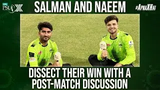 Salman Mirza and Mohammad Naeem dissect their win with a post-match discussion! 🏅 | M2M1A