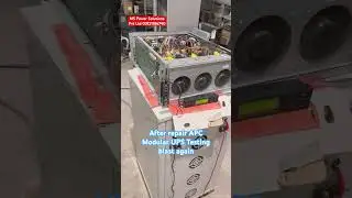 Apc Modular 40kVA Ups repair in MS power Lab after repair testing Blast again 🫣 #powersupply #apc