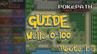 Route 1-3 GUIDE: Von 0 auf 100! | PokePath TD