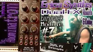 Module #7: Erica Synths Dual FX [2 channel Eurorack Stereo Reverb & Delay]