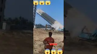 thriller video/amazing video/building fall down/construction falled down