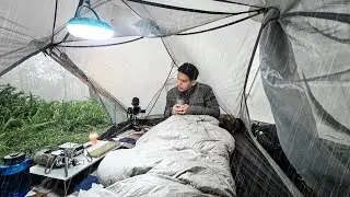 COZIEST CAMPING IN A RELAXING RAIN