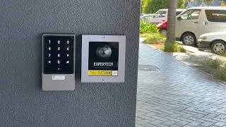 Auto door integration with access control and video intercom system