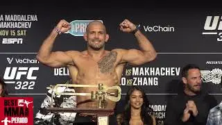 Церемониальное взвешивание бойцов UFC 322