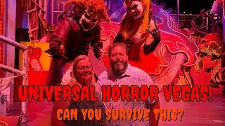 Surviving Universal&rsquo;s New Horror Nights in Las Vegas 👻 | Full Scare House Experience!