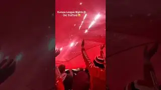 Wait for it &hearts;️ #manutd #atmosphere #fans #chant #europa #oldtrafford