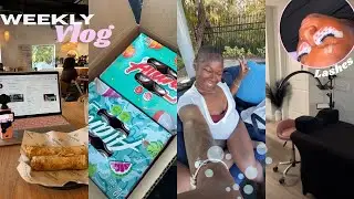 VLOG | Gym, PR Unboxing & Girls Day at the Pool, Lash appointment ✨