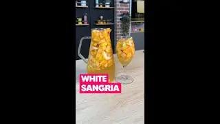 HOMEMADE WHITE SANGRIA 🇪🇸🍹 #cookistwow #shorts
