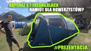 Namiot dla rowerzysty? Arpenaz 4.1 F&B - Fresh & Black z Decathlonu - prezentacja!