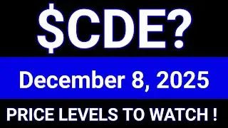 CDE Stock (Coeur Mining, Inc.) CDE Stock Technical Analysis | December 8, 2025
