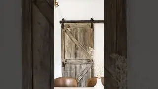 Sliding barn doors&mdash;the perfect way to create a functional and stylish entryway between rooms! #short