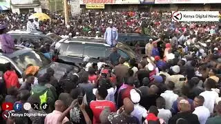 NO MERCY FOR RUTO!! Gachagua charges a huge crowd in Embu Town!!