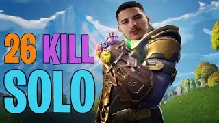 CRAZY 26 KILL SOLO WITH A CONTROLLER ON PC (Fortnite Battle Royale!)