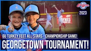 Turkey Feet Tee-Ball GAME RECAP | Georgetown 6U Tournament | CHAMPIONSHIP GAME vs. South Lex - Red!