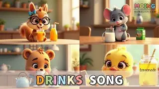 Drinks Song I I'm Thirsty I Kids English I English Song I Monalisa English I Moing