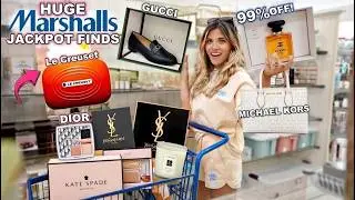 EPIC Marshalls Luxury Shopping Spree! Gucci, La Mer Skincare & Chanel Perfume for Less! 98% OFF Haul