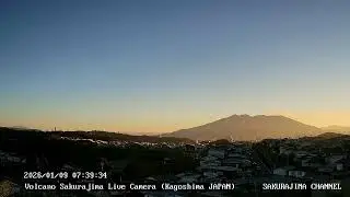 【絶景LIVE】桜島ライブカメラ（噴火・空雲・朝焼け・星空）Sakurajima Volcano Live Camera