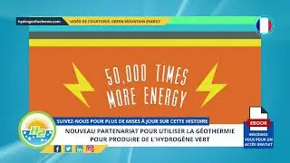 [French] New partnership to use geothermal energy to produce green hydrogen