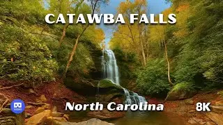 Catawba Falls, Blue Ridge Parkway & Lookout Mountain | 8K VR180 3D | Western North Carolina Nature
