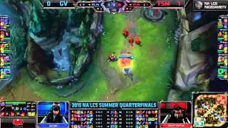 2015 NA LCS SUMMER PLAY OFF QUARTER FINAL GV vs TSM 2경기 150810