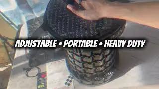 NUMANU XXL Collapsible Stool 2025 | Heavy-Duty 1000lb Telescoping Seat + Cushion & Bag 🔥🪑