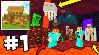 Villages & Pillagers Block Crazy Robo World New Multiplayer Survival Walkthrough Part 1
