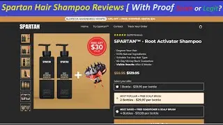 Spartan Hair Shampoo Reviews [ With Proof Scam or Legit ? ] Spartan Root Activator Shampoo