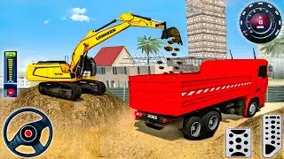 Real Construction Jcb Cunstruction Game3D - New City Highway Excavator Simulator - Android GamePlay