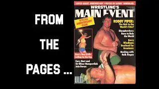 From the Pages of Wrestling&rsquo;s Main Event  August 1983