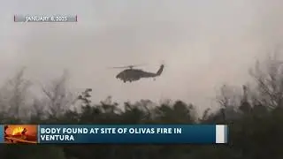 Body of a man recovered in Olivas Fire burn scar