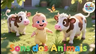 Au-au, Miau e Muuu! Sons dos Animais – Música Infantil #animais