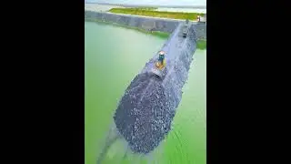 Turning Water into Solid Ground: Heavy Equipment Builds a New Road