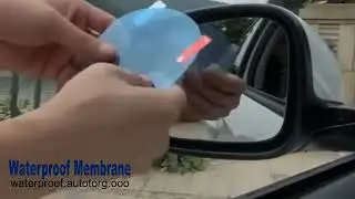 Waterproof Membrane. Nano мембрана на боковые зеркала Антидождь. Нанопленка Anti-Fog Film.