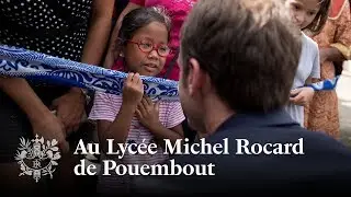 Avec les élèves du Lycée Michel Rocard en Nouvelle-Calédonie | Emmanuel Macron