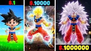 $1 Goku to $100,000,0000 GOD OF DESTRUCTION GOKU in GTA 5 !