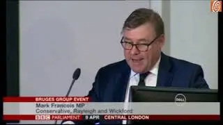 Mark Francois rouses the Bruges Group