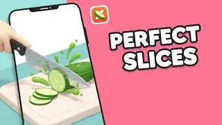 99% FAIL TO WIN! 🔪 Sarah YT Live Challenge #shorts #gaming #perfectslices